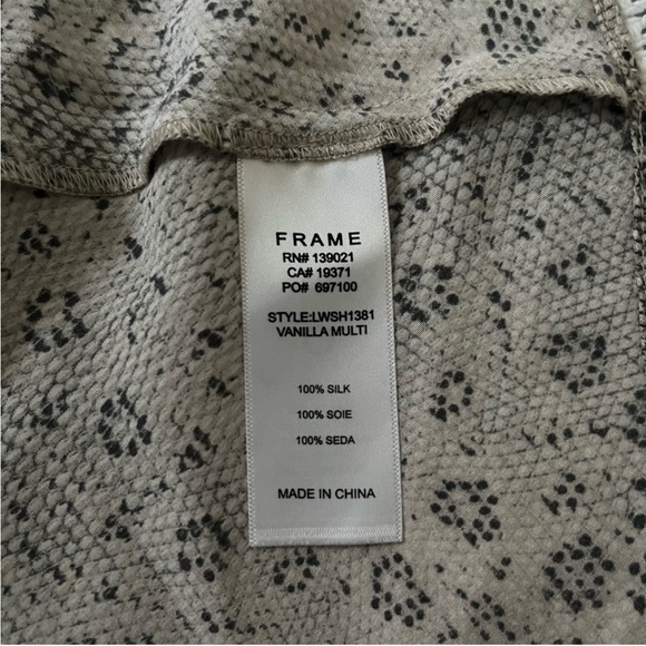 Frame Silk Snake Print Tank Top - Picture 7 of 8